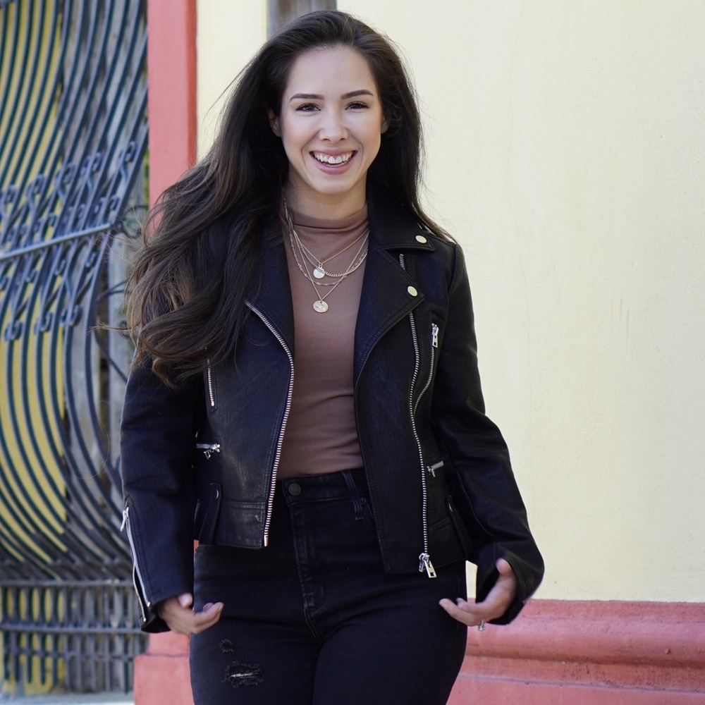 LikeNew: TopShop Petite sz 4 Motor Jacket